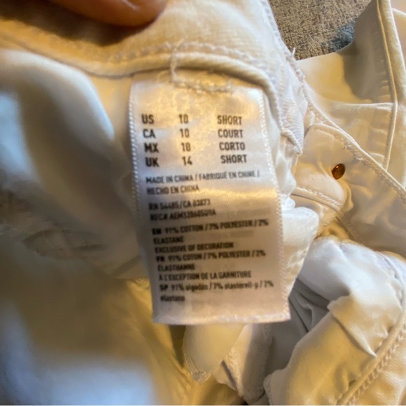 American Eagle Jegging Jeans White Denim size 10 30 - Picture 12 of 12